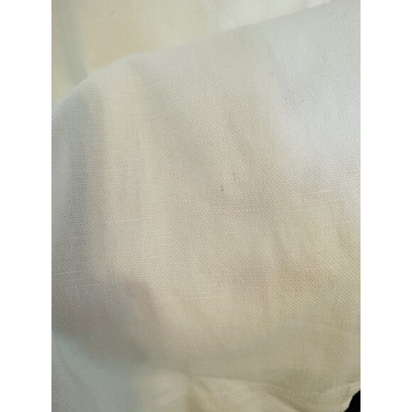 MADEWELL Pull-On Straight Crop Linen Blend White Pants Women's SIZE 8 NWT - Picture 12 of 12